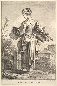 Der Seller von Sellerie, 1741-63. Künstler: John Ingram