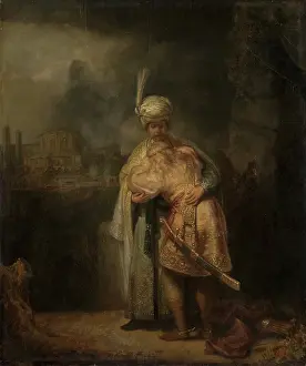 Rembrandt Harmensz Van Rijn Drucke: Separation of David and Jonathan, 1642. Creator: Rembrandt Harmensz van Rijn