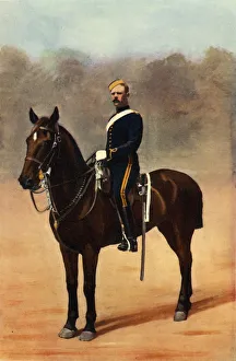 Victorian Era Military Drucke: Sergeant - 18th Hussars, 1901. Creator: Gregory & Co