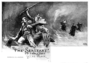 British Literature Drucke: The Sergeant of the Guard, 1898. Creator: Unknown
