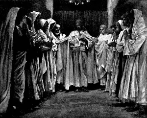Christianity Artwork Drucke: The Last Sermon, 1898. Creator: Unknown