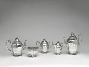 Sammlung silberner Geschirr, 1852/64; Künstler: J.T und E.M.Edwards