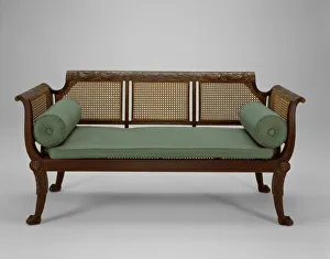 Unknown Artist Heritage Artwork Drucke: Settee, 1815 / 20. Creator: Unknown