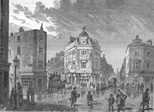 Old London Street Photography Drucke: Seven Dials, 1870 (1897)