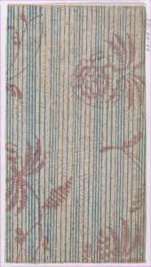 Eighteenth Century Heritage Images Drucke: Sheet with two borders with an overall dot pattern