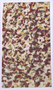 Marbled Pattern Design Drucke: Sheet with marbled pattern, 19th century. Creator: Anon