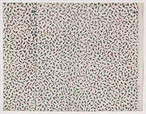 Anonymous Artist Prints Drucke: Sheet with overall abstract pattern, 19th century. Creator: Anon