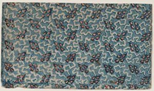 Anonymous Artwork Drucke: Sheet with overall abstract pattern, 19th century. Creator: Anon