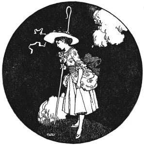 Hans Christian Andersen Art Drucke: The Shepherdess and the Chmney-Sweeper, c1930. Artist: W Heath Robinson
