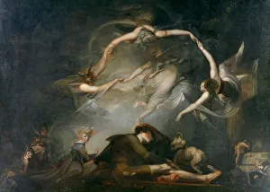 Der Traum des Schäfers aus dem Paradiesverlust von 1793 vom Künstler Henry Fuseli