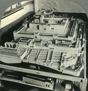 Schicks Plan von dem Tempel wie Salomo ihn baute, Jerusalem, Palästina, um 1930. Ersteller: Unbekannt.