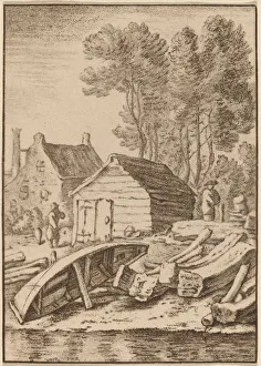Schifffeldwerkstatt, 1761, veröffentlicht 1765. Ersteller: Cornelis Ploos van Amstel