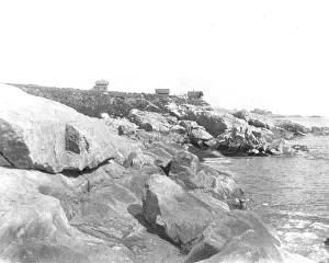 Entlang der Küste von Marblehead in Massachusetts (USA), um 1900; Urheber unbekannt