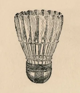 Early 20th Century Games Drucke: Shuttle - Badminton, 1912