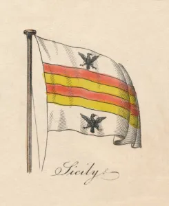 Historical Naval Warfare Images Drucke: Sicily, 1838