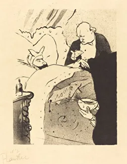 Drucke von Kranker Carnot, (Carnot krank mal), 1893 Impressionistische Gemälde Drucke: Kranker Carnot!(Carnot malade!) , 1893. Erfinder :Henri de Toulouse-Lautrec