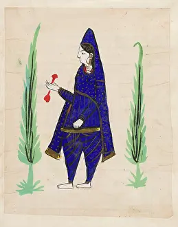 Indian Heritage Images Drucke: A Sikh Akalan. Creator: Unknown