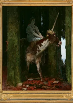 Arnold Bocklin Art Drucke: Silence of the forest