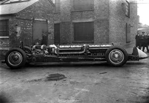 Silizium-Bullette-Chassis im Werk in Wolverhampton, 1930. Künstler unbekannt.