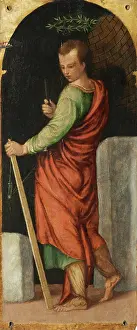 Renaissance Fine Art Images Drucke: Simplicius. From the Polyptych of the Four Crowned Martyrs