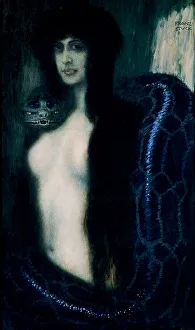 German Painting Drucke: The Sin
