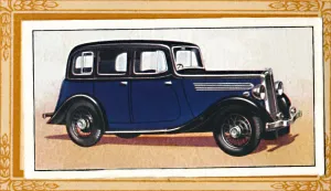 Transportation In The Thirties Drucke: Singer 11 Saloon, c1936