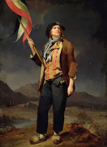 Der Sänger Chenard, als Sansculotte, 1792. Künstler: Boilly, Louis-Leopold (1761-1845)