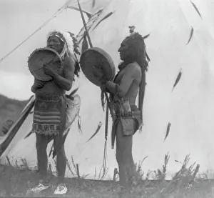 Singende Taten von Tapferkeit, 1910 (Kunstler): E.S.Curtis
