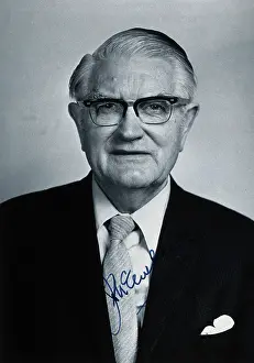 British Medicine History Drucke: Sir John McMichael. Creator: Unknown