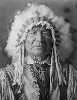 Sitze Bären Arikara um 1908 von Edward Sheriff Curtis