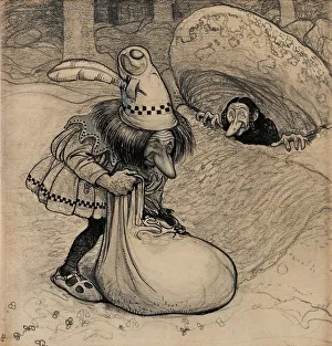 Norse Mythology Images Drucke: Skinnpasen, c. 1908