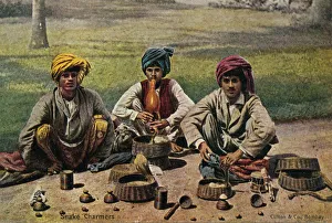 Snake Charmer Drucke: Snake Charmers, c1910