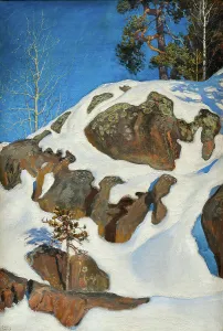 Schnee auf den Klippen, 1901