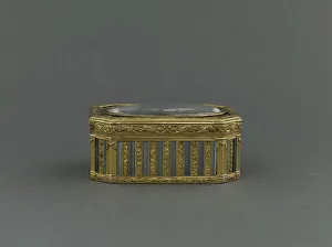 Eighteenth Century Decorative Arts Drucke: Snuff box, between 1776 and 1777. Creator: Unknown
