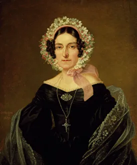 Sofia Magdalena Cantzler, 1839. Ersteller: Carl Wilhelm Nordgren