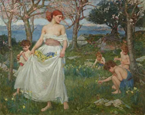 John William Waterhouse Artist Drucke: Song of Spring