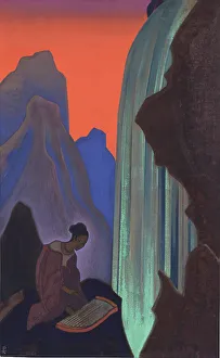 Nicholas Roerich Painting Drucke: Song of the Waterfall
