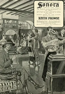 Early 20th Century Technology Drucke: Sonora - The Highest Class Gramophone in the World, 1920. Creator: Unknown