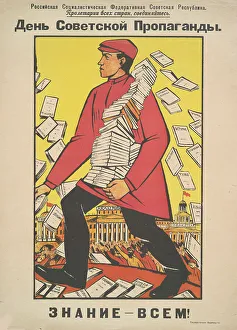 Socialist Realism Images Drucke: Soviet Propaganda Day - knowledge for everyone!