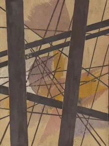Abstract Art Russia Drucke: Space Force Composition, 1921-1922. Creator: Popova, Lyubov Sergeyevna (1889-1924)