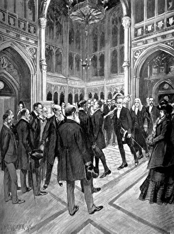 Palace Of Westminster Architecture Drucke: The Speakers Procession, House of Commons, Palace of Westminster, London, c1905