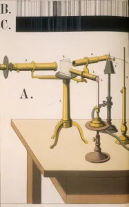Laboratory Equipment Germany Drucke: Spectroscope, 1882