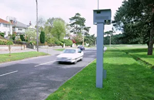 Geschwindigkeitskamera und Verkehrskunst, Künstler unbekannt