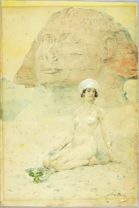 Geist der Sphinx, spätes 19.-frühes 20. Jahrhundert. Ersteller: Henry Bacon