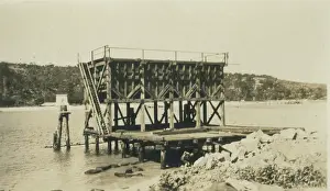 Black And White Beach Scenes Drucke: The Spit Hoppers. Creator: Unknown