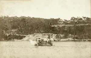 Black And White Australia Photos Drucke: The Spit punt, c1910. Creator: Unknown
