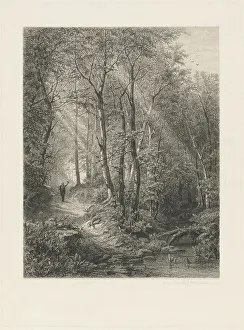 Astronomy Illustration Drucke: Spring, 1871. Creator: Eduard Willmann