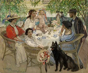 Heritage Art From Belgium Drucke: Spring, 1911. Creator: Auguste Oleffe