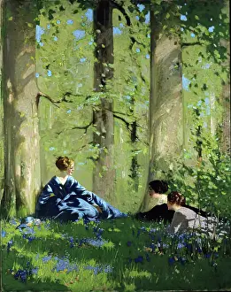Frühling im Birkenwald. Künstler: George Henry