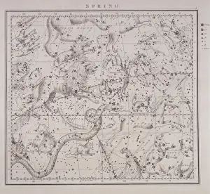 Astrology Illustrations Drucke: Spring, from a celestial atlas, 1843. Creator: Unknown